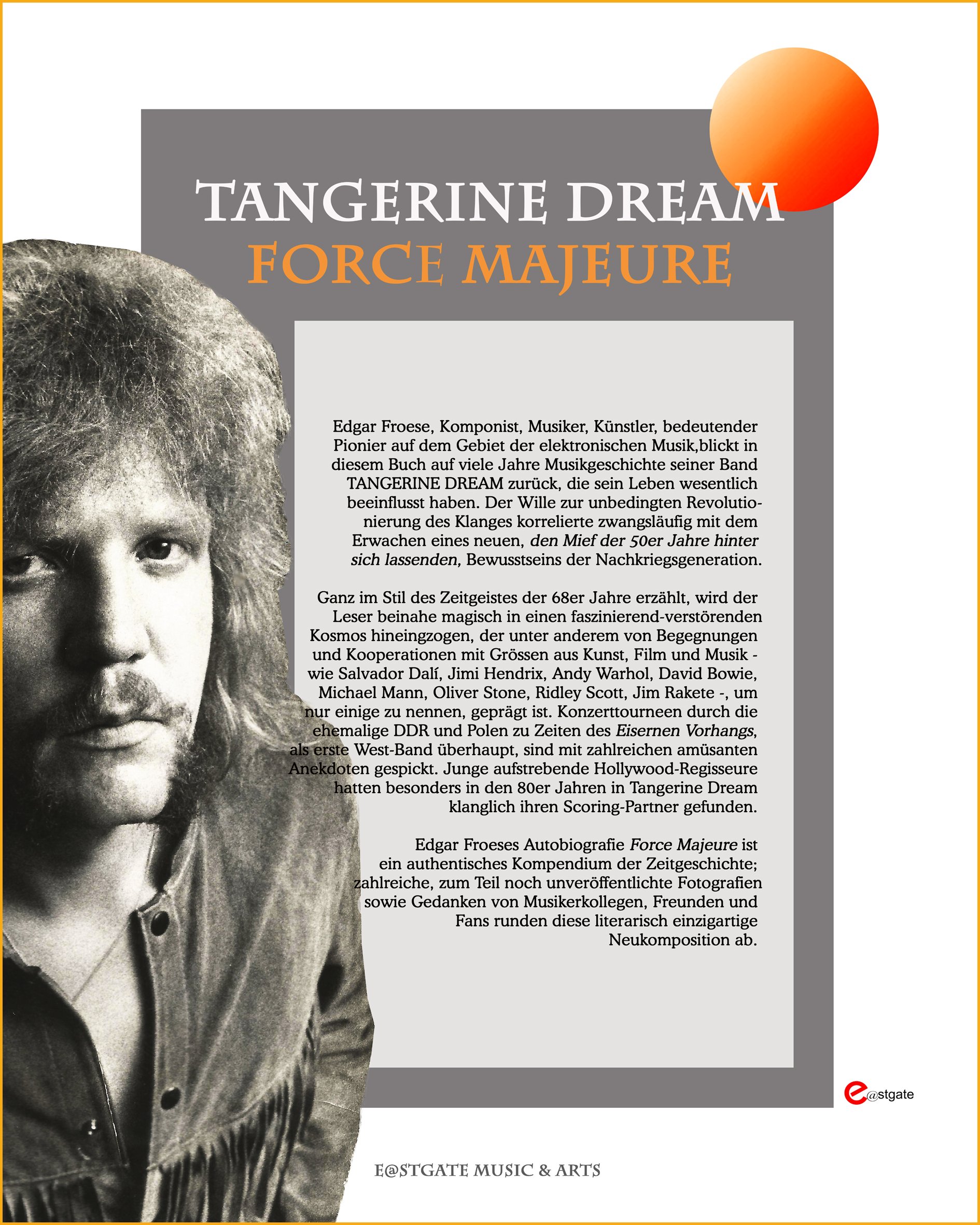 Tangerine Dream - Force Majeure, Autobiografie (Deutsch): Die Autobiografie