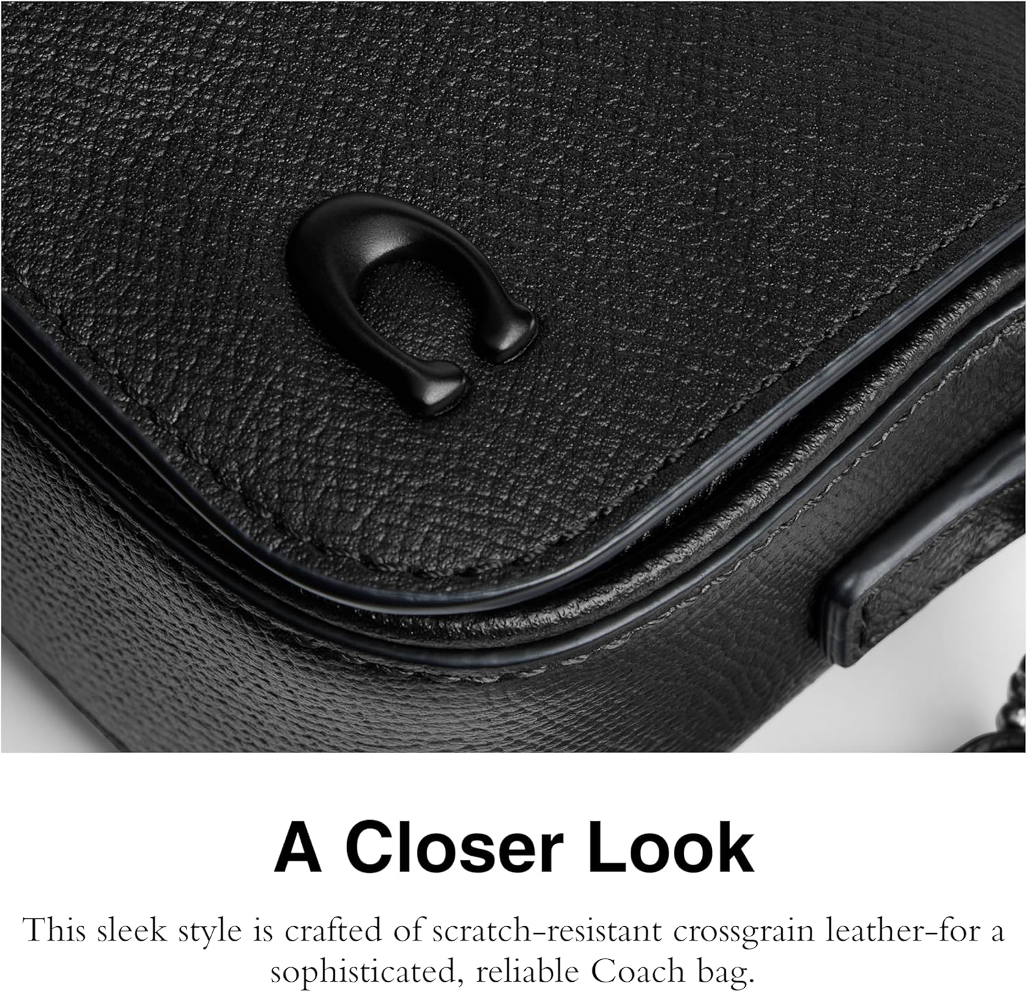 Flap Crossbody Bag in Crossgrain - Image 4