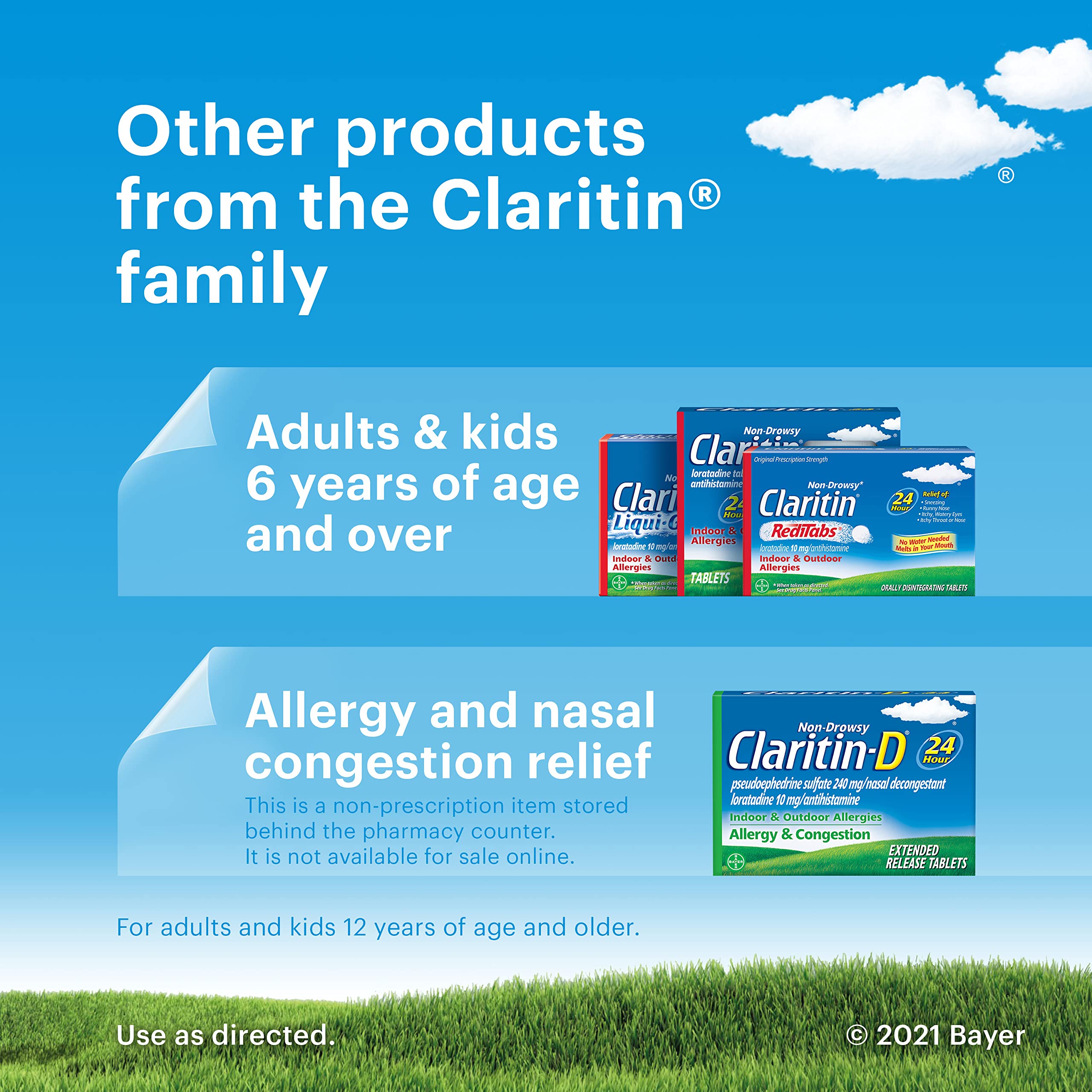 Buy Claritin Children's 24 Hour Allergy Medicine for Kids, NonDrowsy