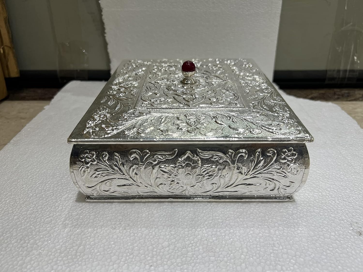 Buy Silver Shilp Pure Silver Dry Fruit Box/ Sweets Box/Silver Dry Fruit