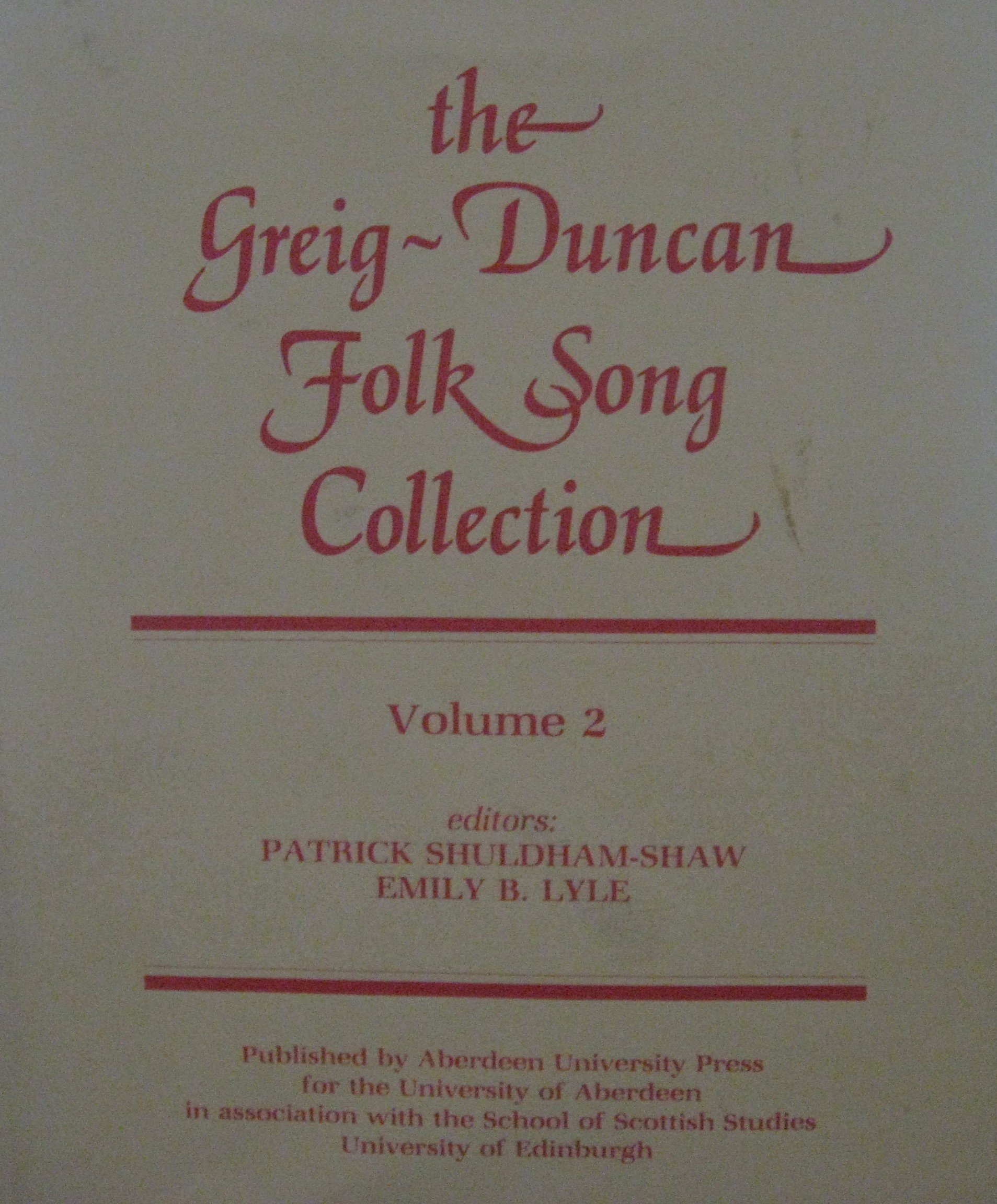 The Greig-Duncan Folk Song Collection