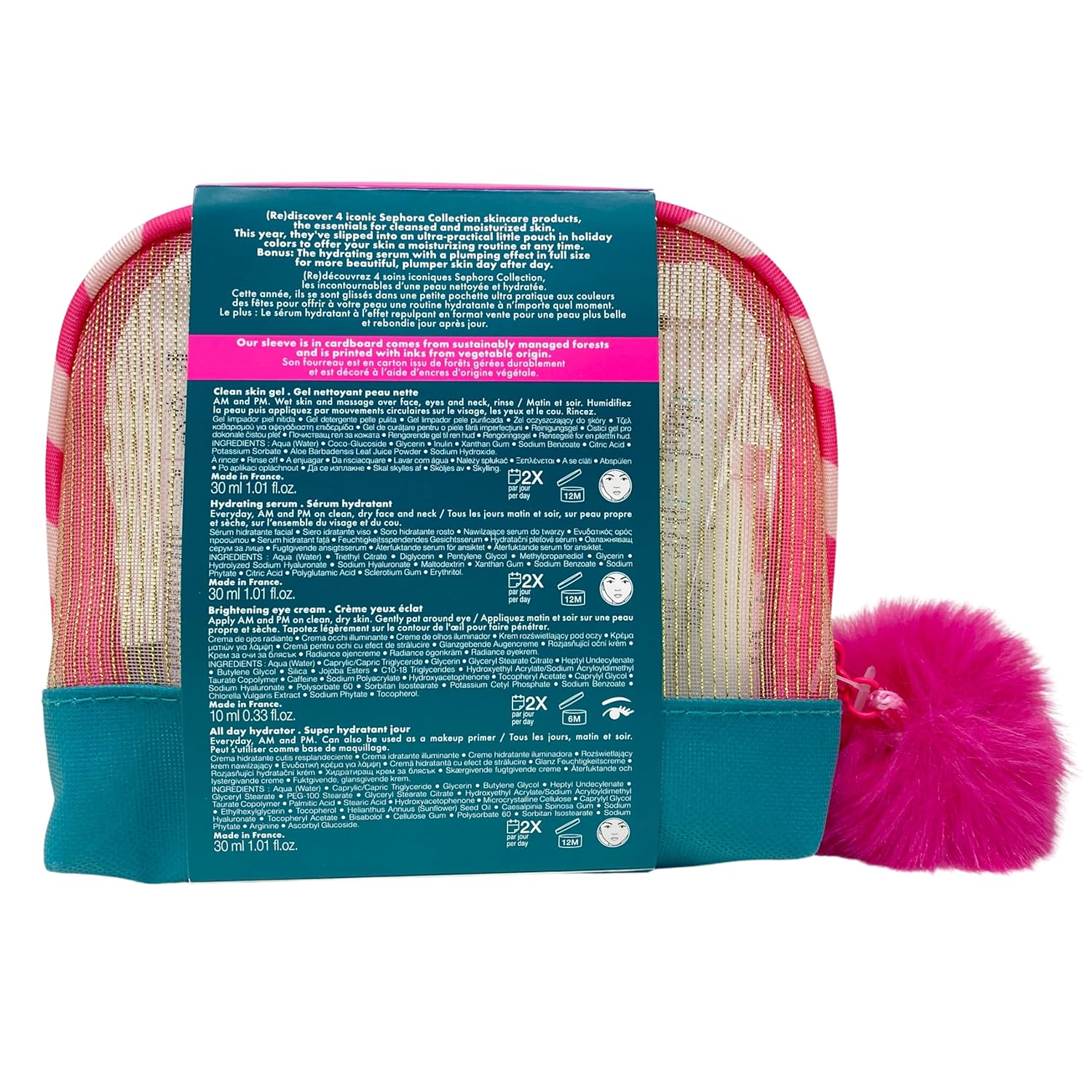 Sephora Collection Skincare Must Haves - 4 Skincare Essentials Full Size Limited Edition.