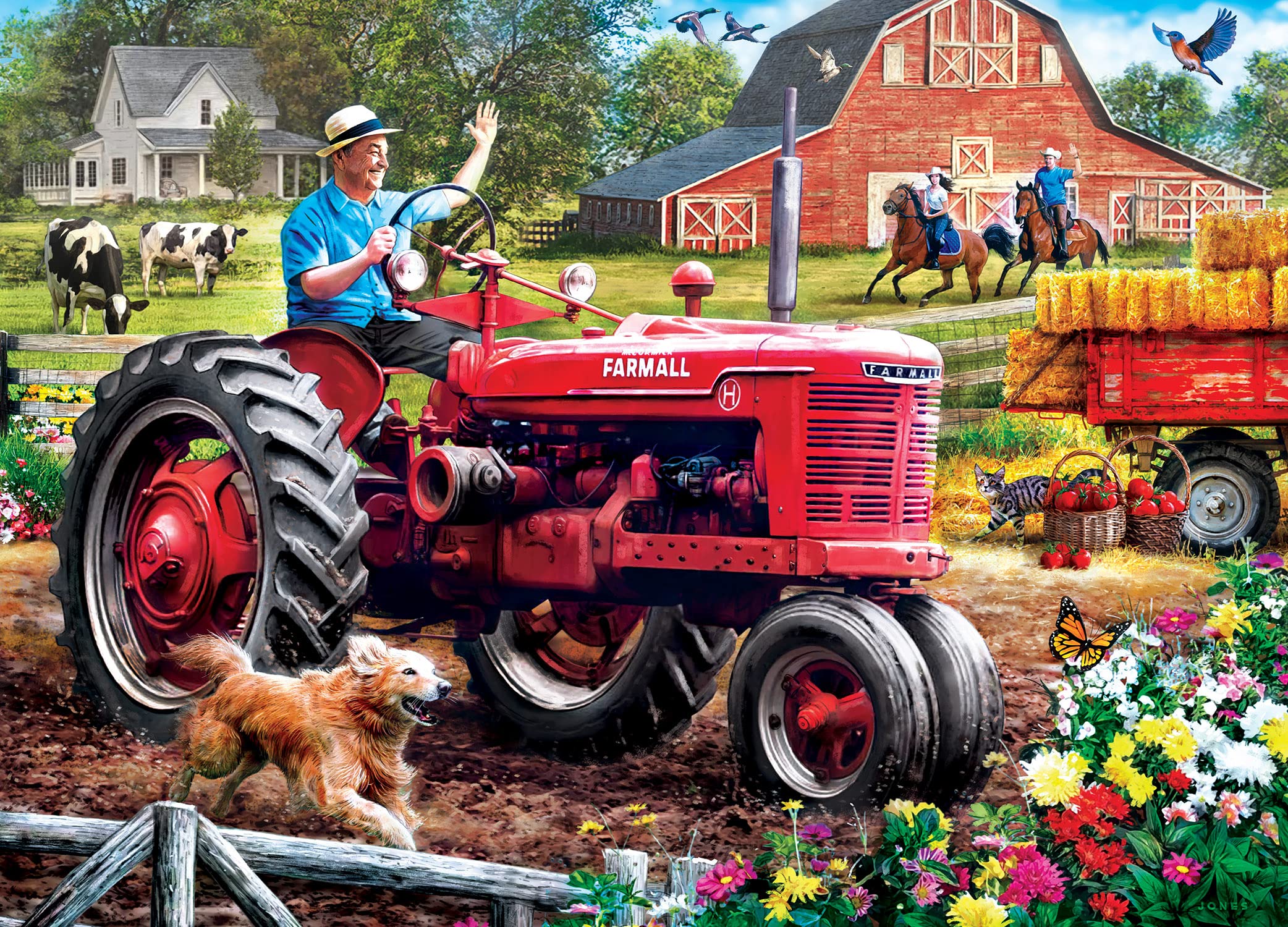 Masterpieces Puzzle 1000 elementów dla dorosłych, rodziny lub dzieci - powrót do domu - 49 cm x 68 cm
