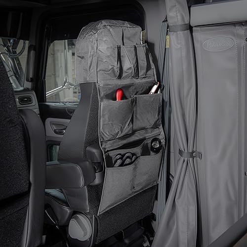 Miniatura 3 de RoadPro RPSB-14BK organizador para parte posterior del asiento con 14 bolsillos, color negro