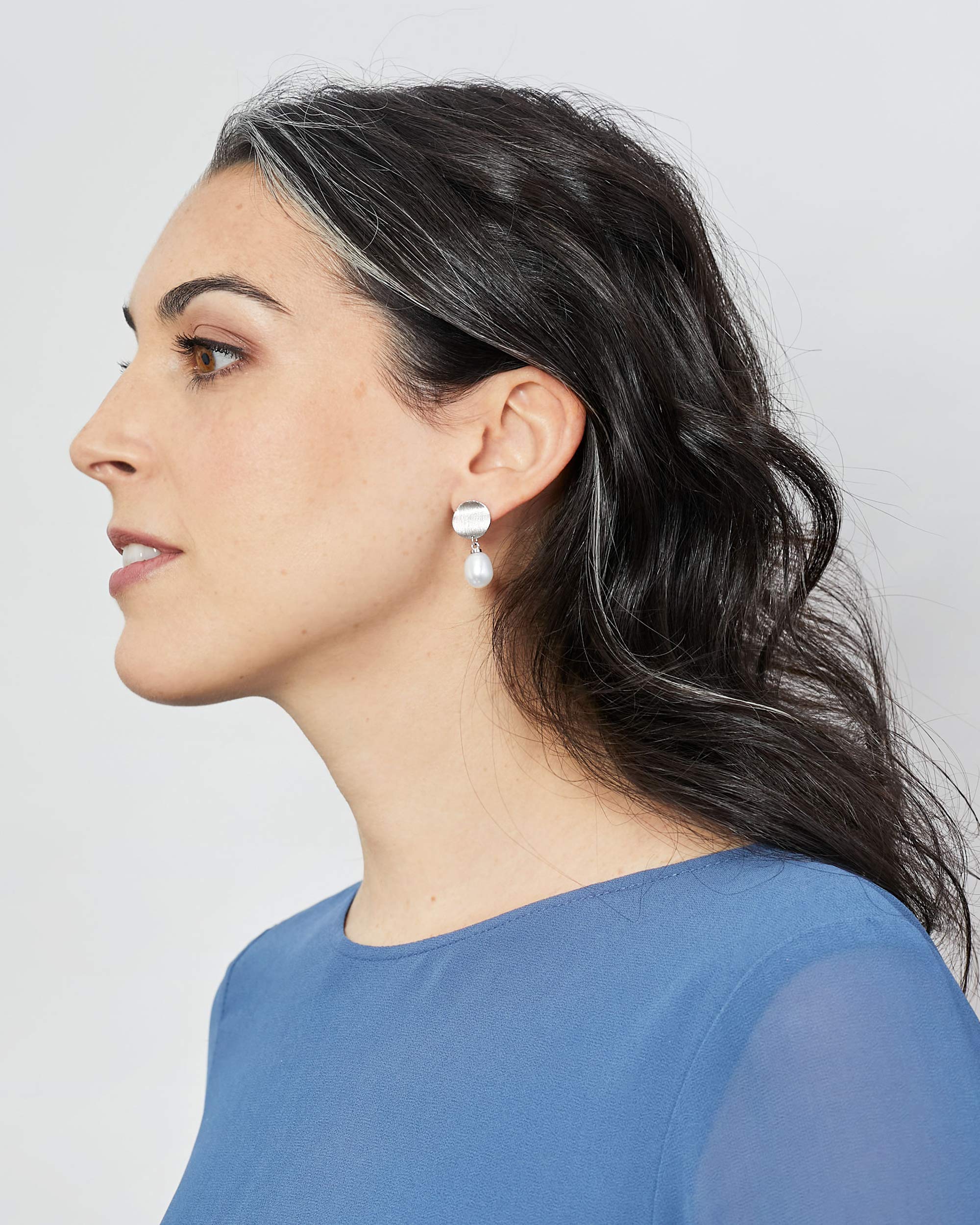 Orecchini da donna con Perle Coltivate d'acqua dolce, Perle Barocche e Keshi di SECRET & YOU - Argento 925 placcato con oro 18 K o rodio.