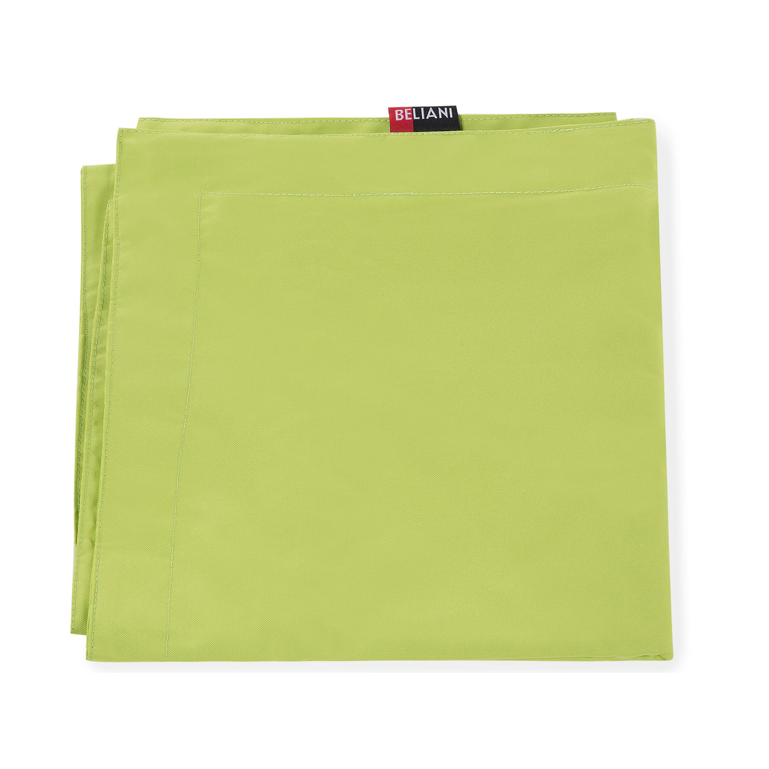Beliani Moderne Sitzsackhülle Extra Groß Nylon mit Reißverschluss Wasserdicht Langlebig für Innen und Außen 140 x 180 cm Limettengrün Fuzzy