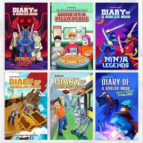 Miniatura 10 de Robloxia Kid - Diario de un Roblox Noob Caja 1 - 5 historias de aventuras de videojuegos para niños pequeños y aficionados a los juegos