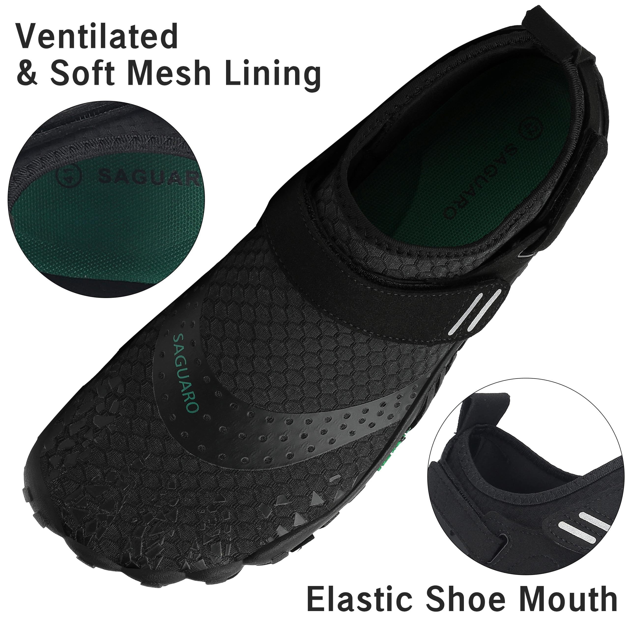 SAGUARO Uomo Donna Scarpe Barefoot Minimaliste Leggere Comod Scarpette da Trekking Trail Running GR.35-48