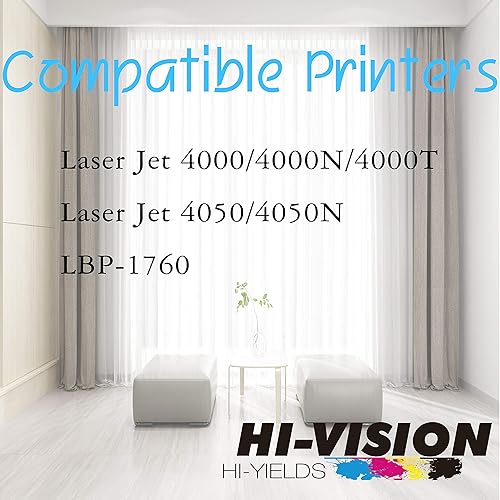 Miniatura 2 de HI-Vision - Cartucho de tóner compatible C4127X para HP 27X 4127X 4127 funciona con Laserjet 4000 4000n 4000t 4000tn 4000se 4050 4050n 4050t 4050tn