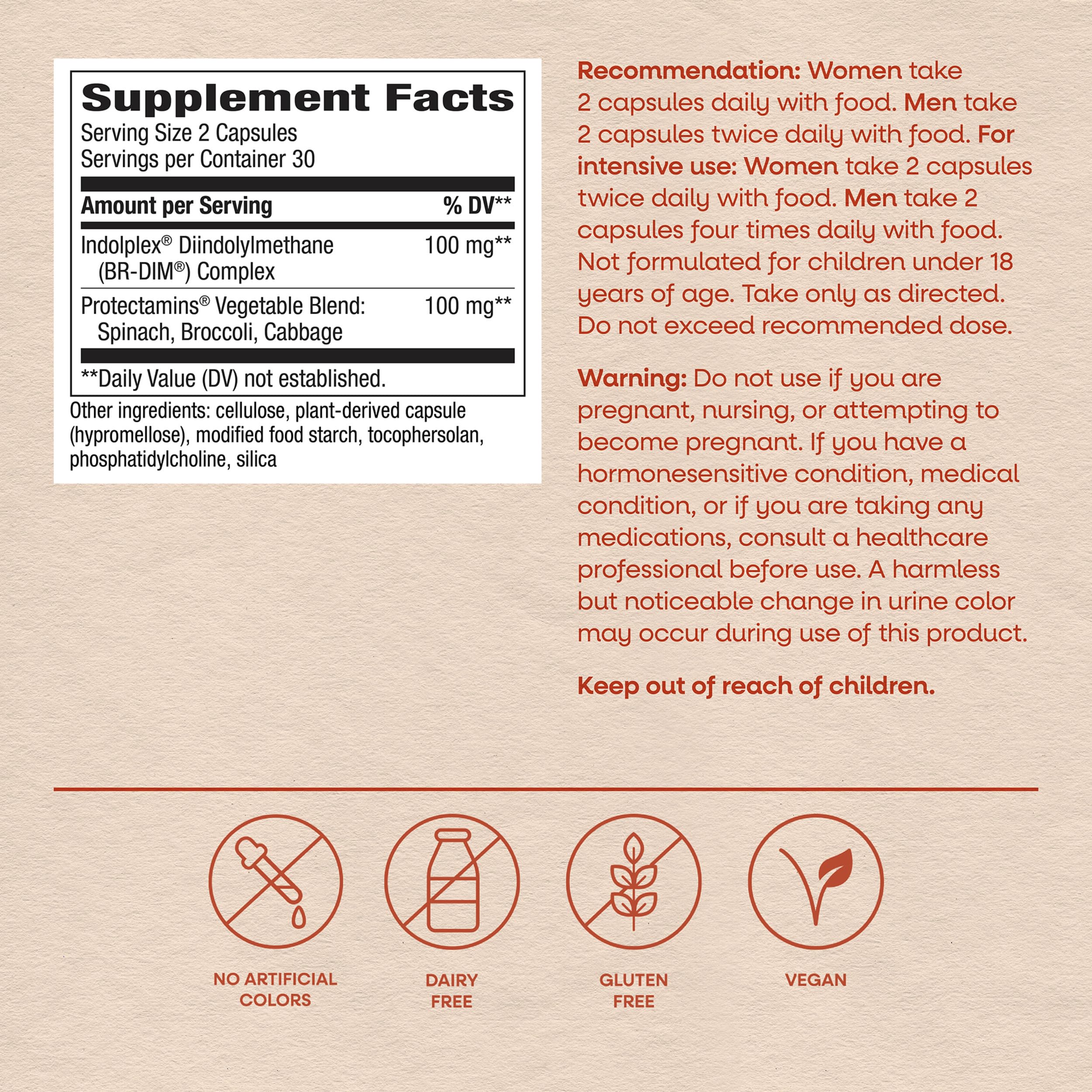 Nature's Way DIM-Plus DIM Supplement, BR-Diindolylmethane 100 mg, 60 ct — Amazon image 7