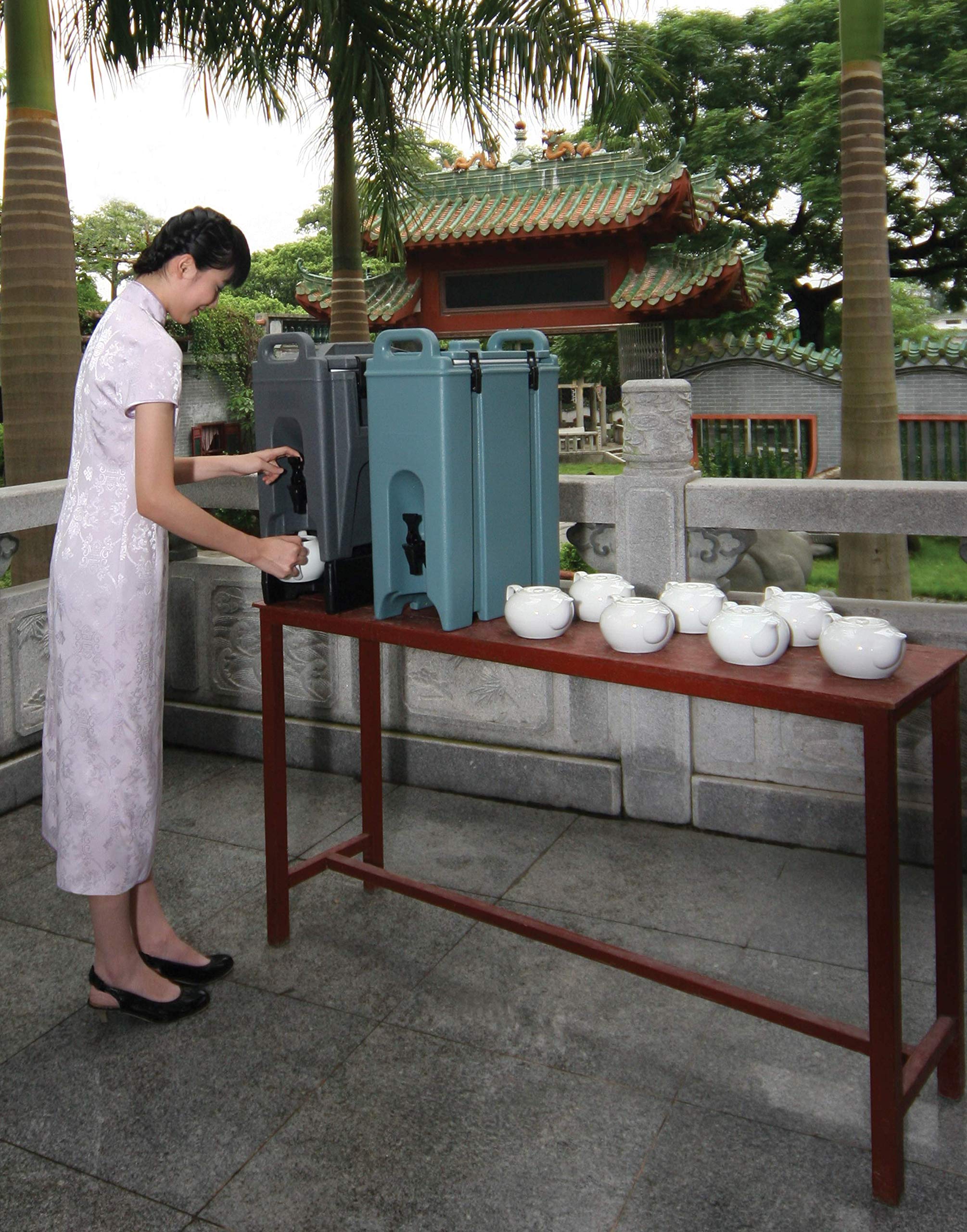 Cambro 500LCD401 Camtainer 5 Gallon Capacity Slate Blue Case of 1