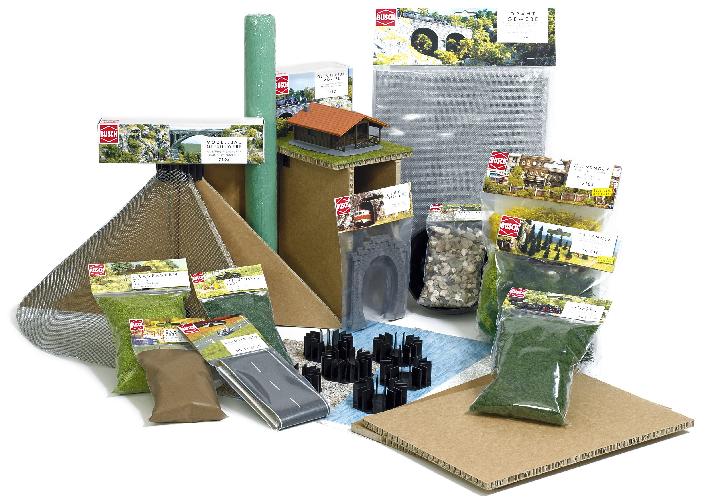 Busch 7188 - 1/87 / H0 Large Landscape Set - New