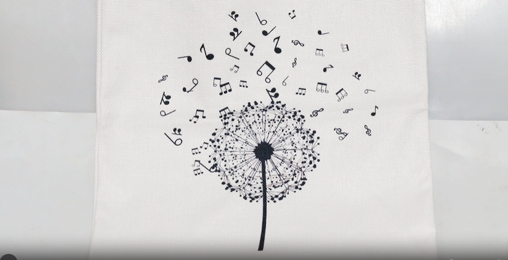 Bolso Tote PWHAOO con motivos musicales miniatura 7
