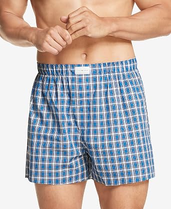 Tommy Hilfiger Men's Cotton Classic 3-Pack Woven Boxer
