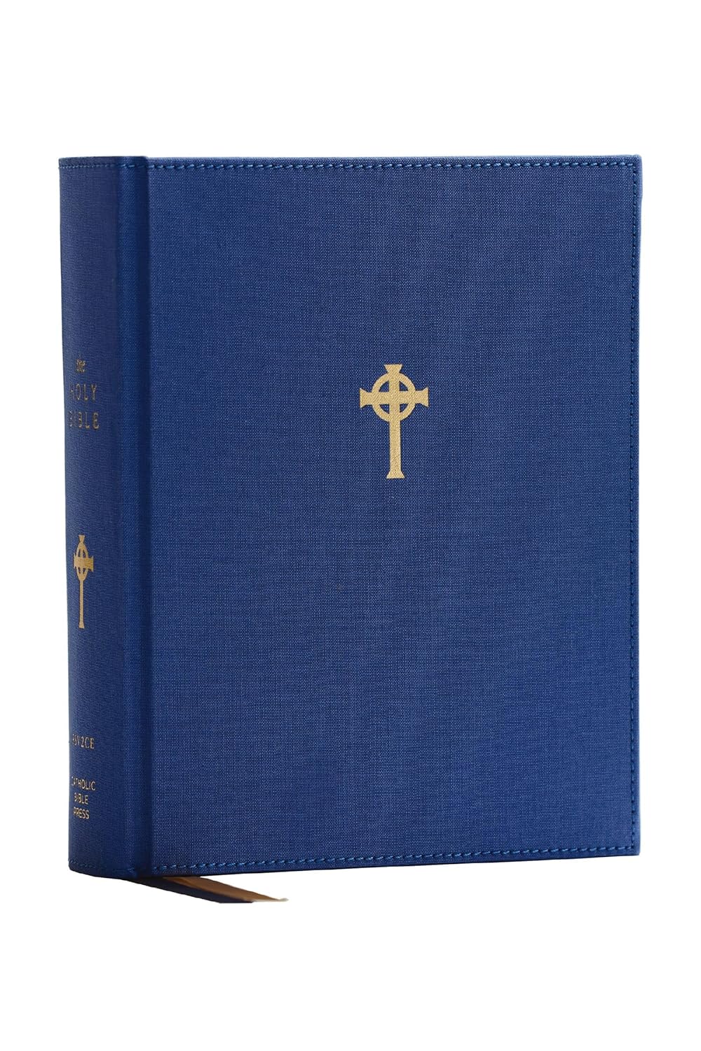 RSV2CE Catholic Bible, Journal Edition, Blue Cloth over Board, Comfort Print