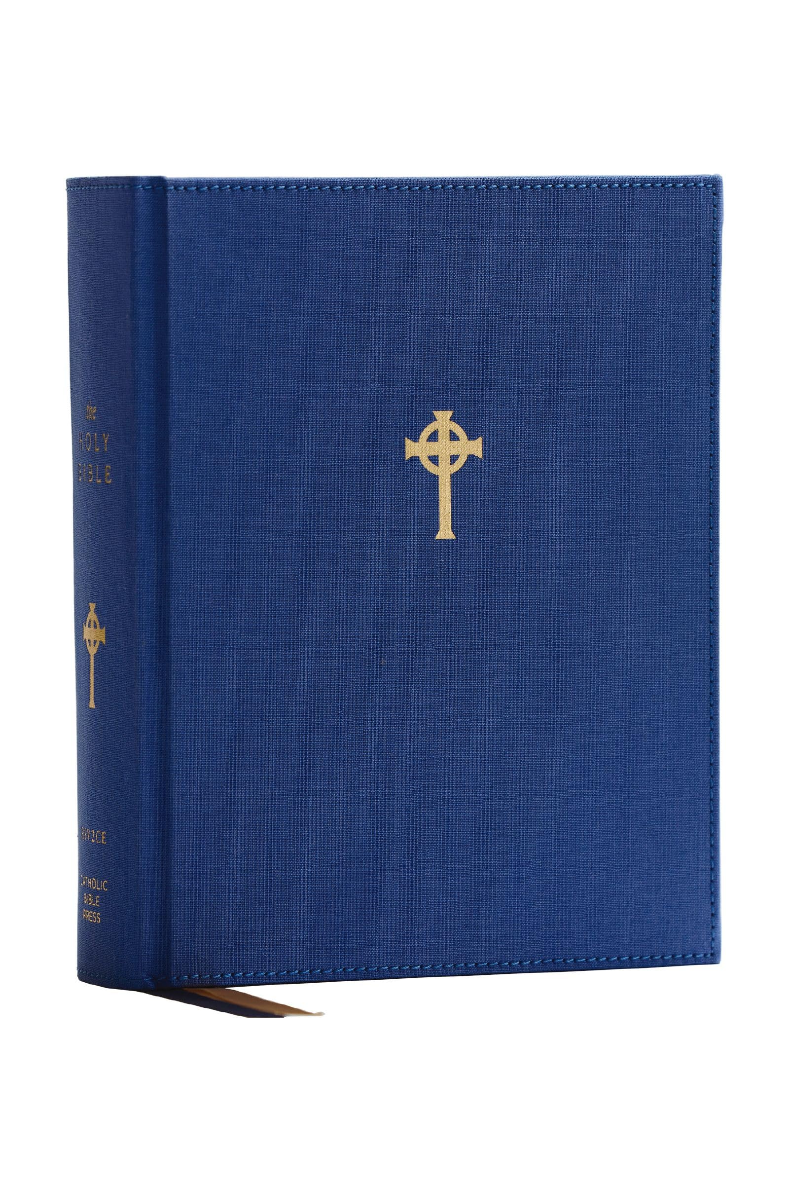 RSV2CE Catholic Bible, Journal Edition, Blue Cloth over Board, Comfort Print