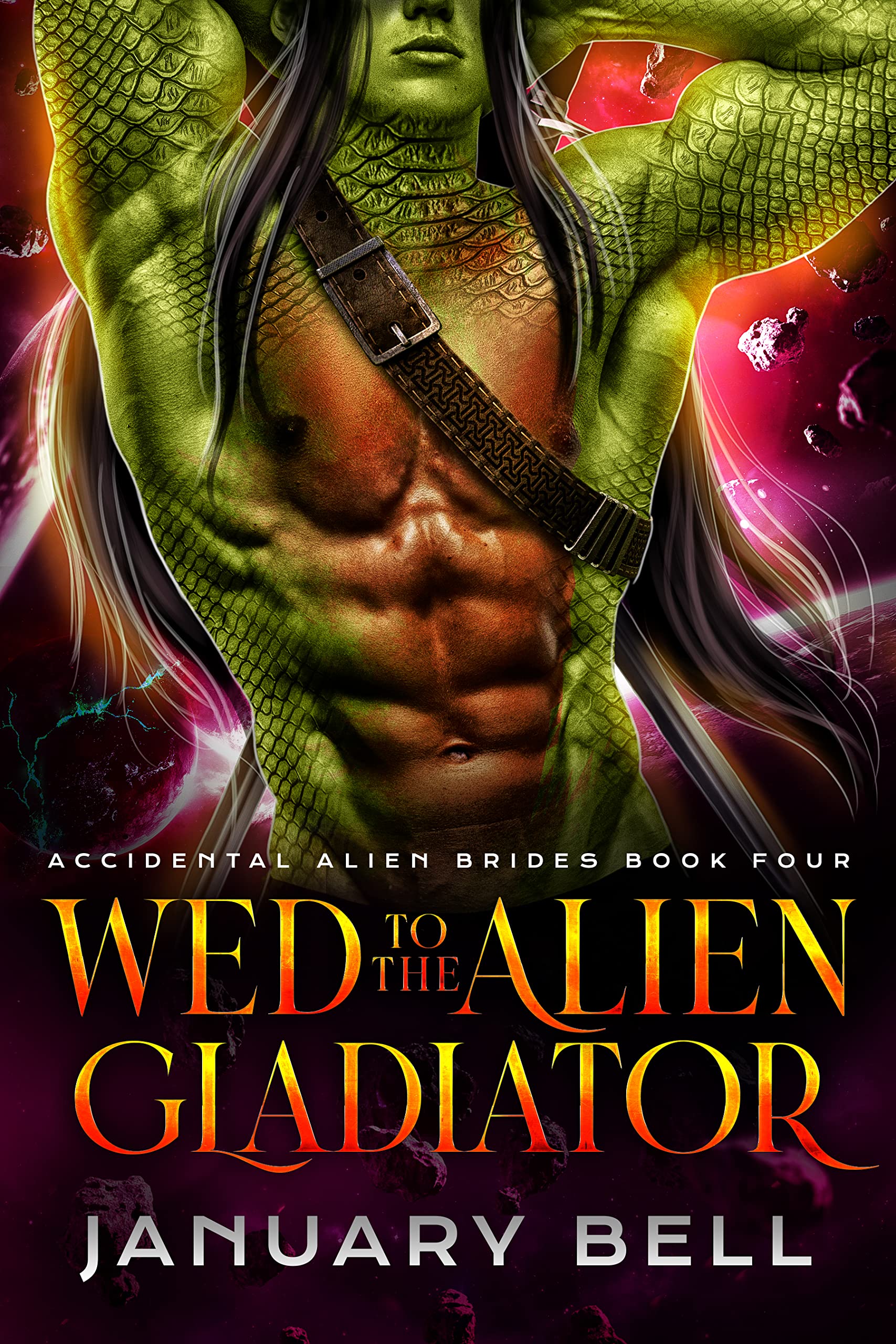 Wed To The Alien Gladiator (Accidental Alien Brides Book 4)