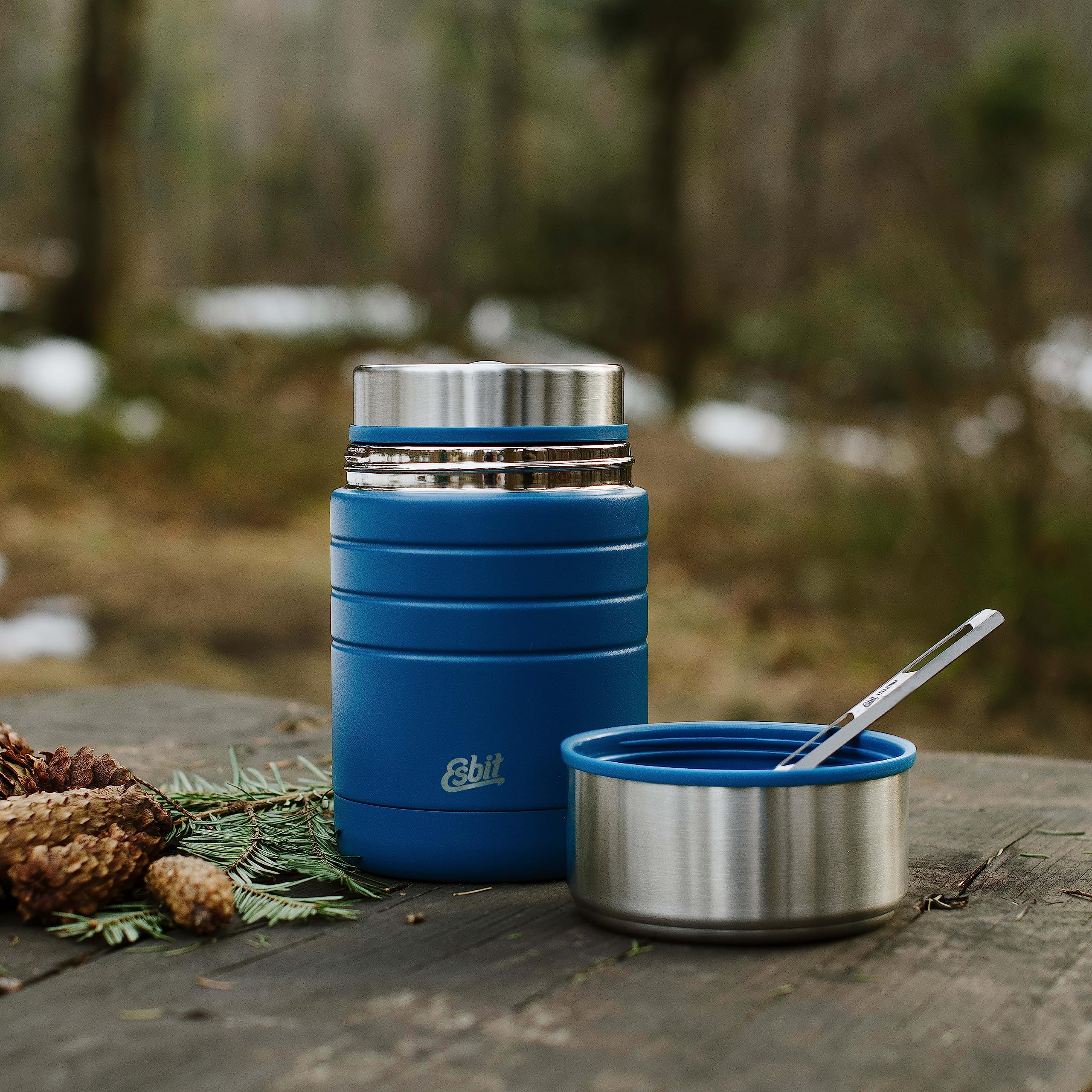 Esbit FJ800TL-PB, Contenitore Termico. Unisex-Adulto, Blu-Polar Blue, 800ml