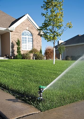 Miniatura 3 de Rain Bird P5RLSP - Aspersor de plástico para césped y jardín con punta de metal grande, patrón ajustable de 20 a 360, distancia de pulverización de
