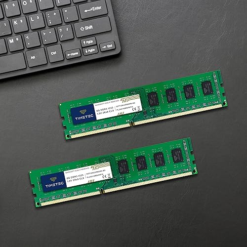 Miniatura 5 de Timetec Kit de 16 GB (2 x 8 GB) DDR3 1333 MHz PC3-10600 sin ECC sin búfer 1.5V CL9 2Rx8 de doble rango 240 pines UDIMM PC de escritorio de
