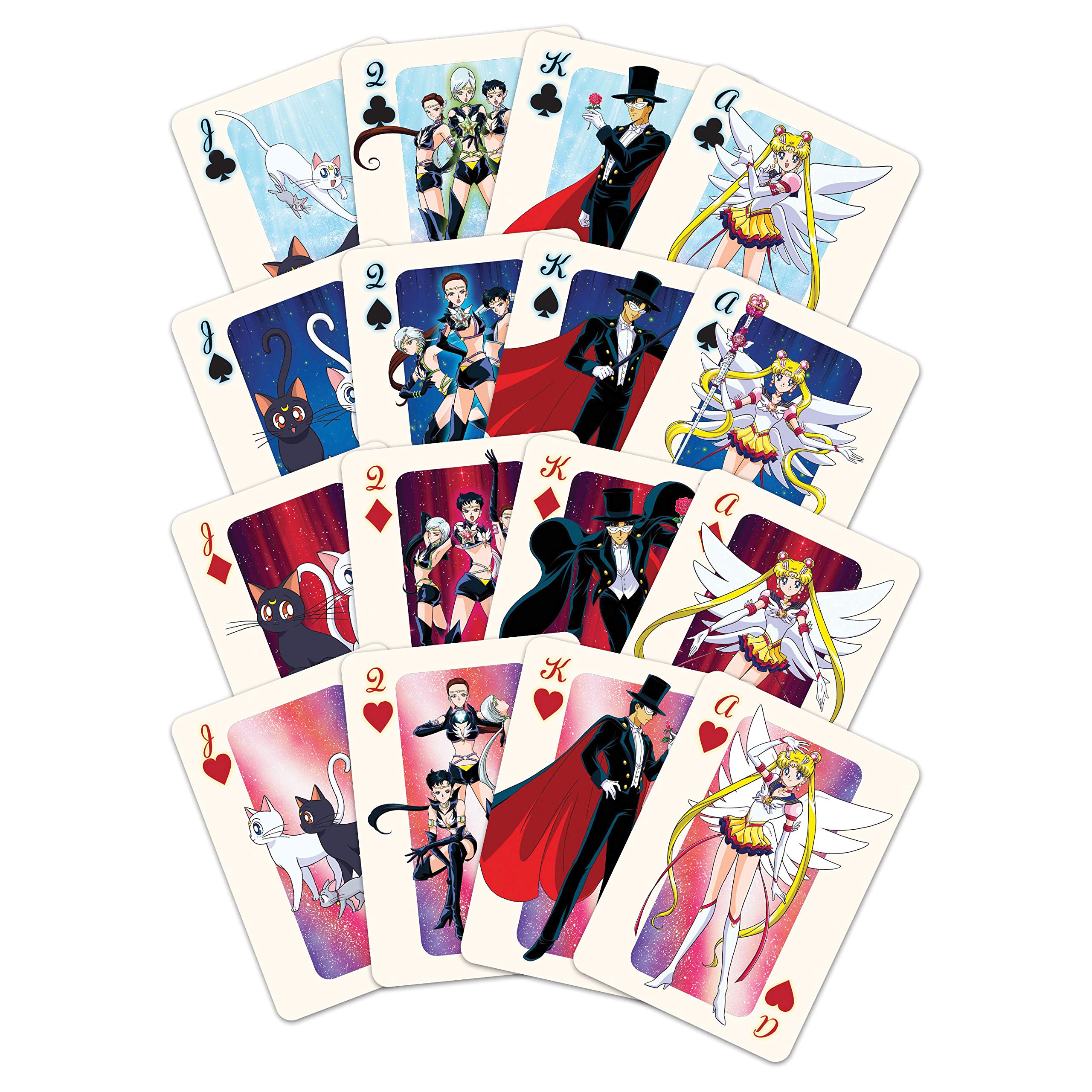 Amazon.com: USAOPOLY Sailor Moon Playing Cards : Toys & Games