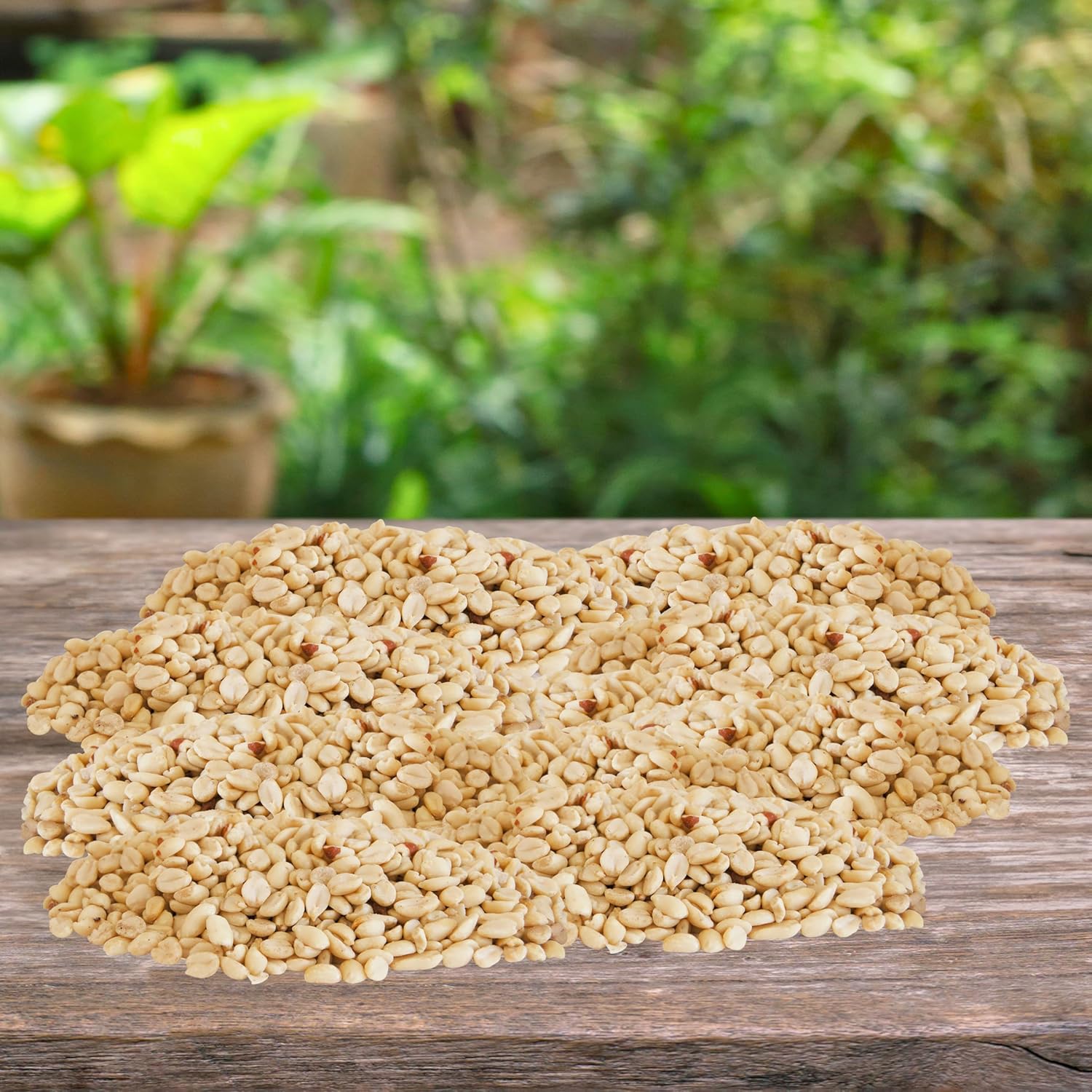 BestNest Raw Peanut Splits, 50 lbs – Premium Unsalted Peanuts for Wild Birds, Squirrels & Wildlife – High-Protein Natural Bird Feed in Bulk 50 lb Bag – Ideal for Year-Round Outdoor Feeding