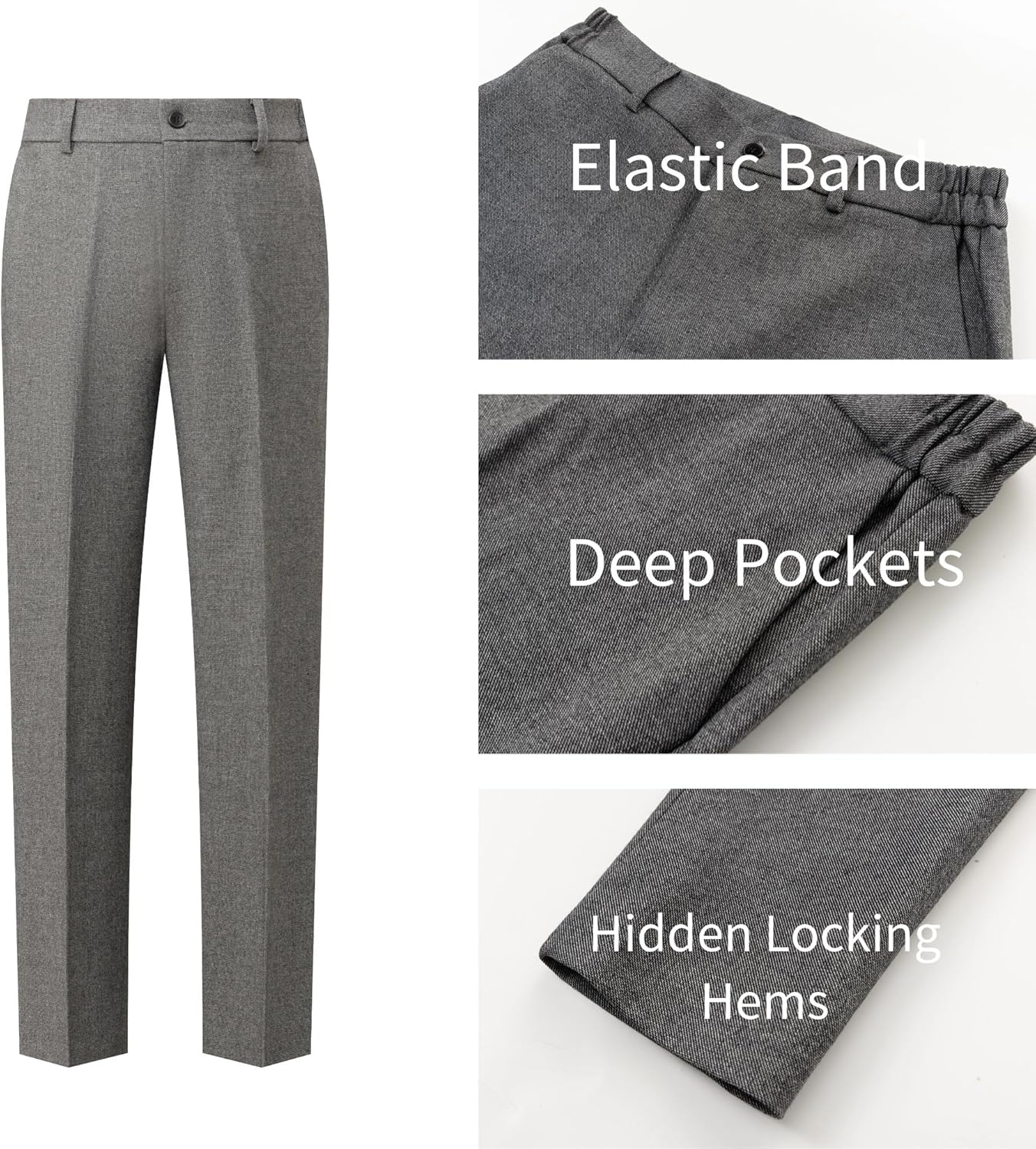 Women's 2 Piece Suit One Button Dressy Blazer Pants Suit Set Business Casual Outfits - Image 5