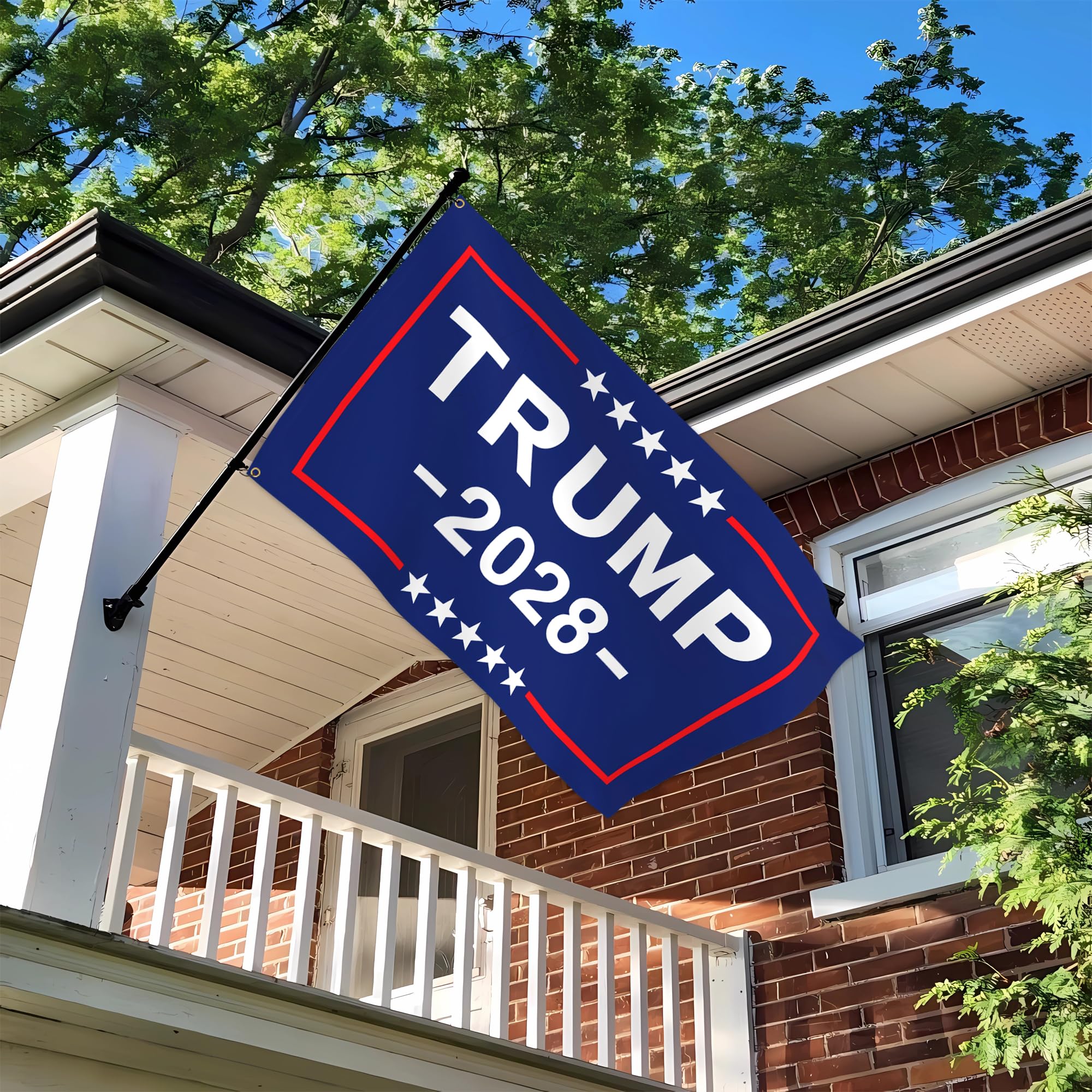 YINENA Trump 2028 Flagge – Großformatiges Wahlbanner Für Garten, Hof & Outdoor