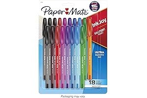 Paper Mate InkJoy 100ST Assorted Medium Point Ballpoint Pens - 18 Count Pack