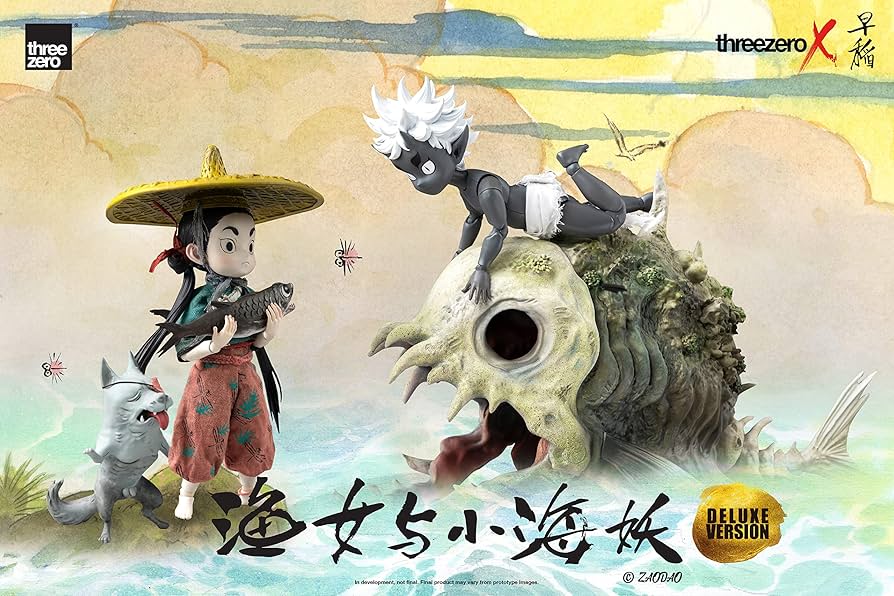 THREEZERO フィッシャーガール&リトルシーエルフ デラックス版 1/6 Zao Dao1/6 Fishergirl and Little Sea Elf (Deluxe Edition