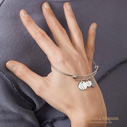 Miniatura 8 de Personalized Long Distance State Bracelet, Custom Relationship Jewelry, Best Friend BFF, Anniversary, Gift for Her  ABR-C-LDS