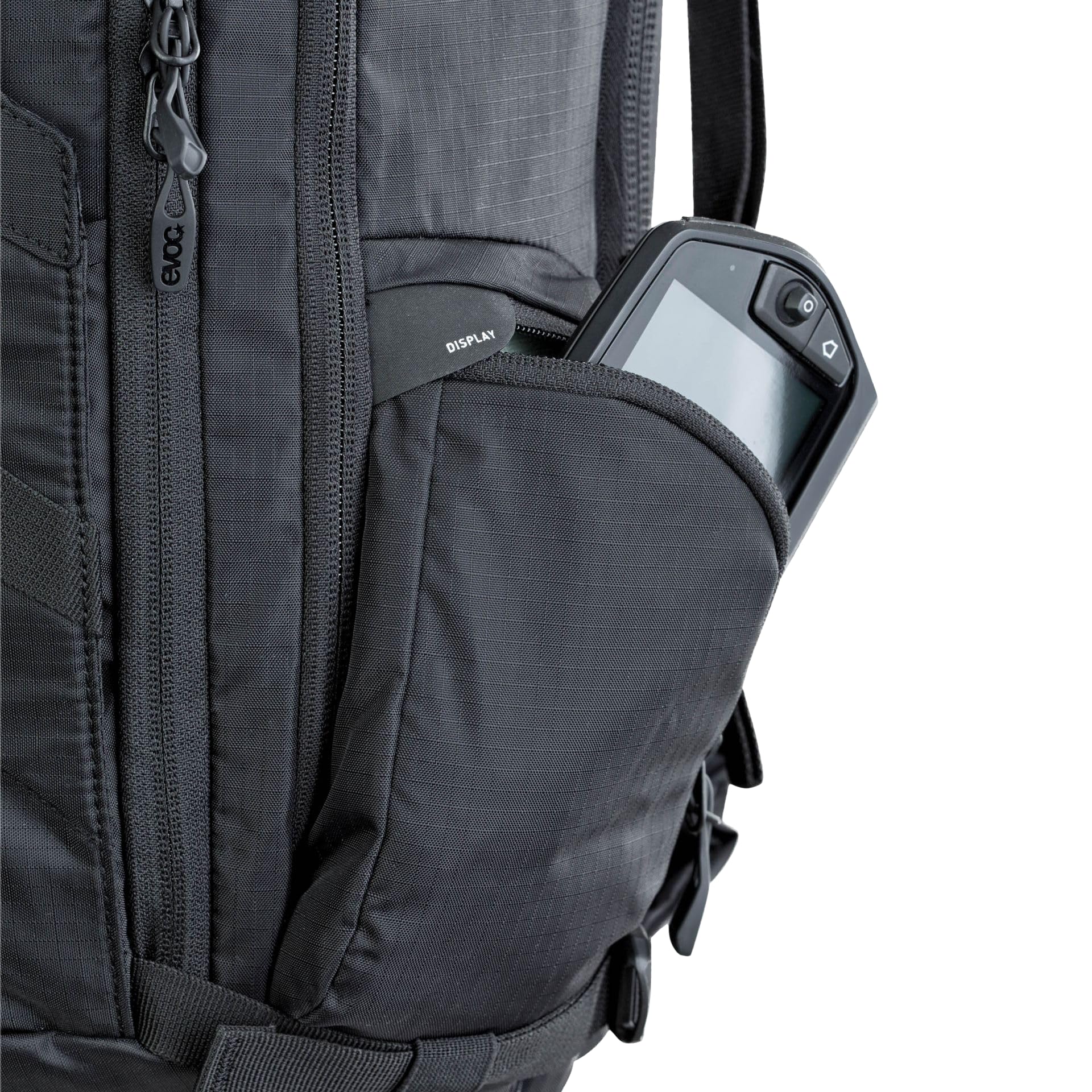 EVOC Fr Trail E-ride sac à dos protecteur pour e-mountain bikes (compartiment batterie séparé, LITESHIELD BACK PROTECTOR, LITESHIELD SYSTEM AIR ventilation) Mixte (lot de 1)