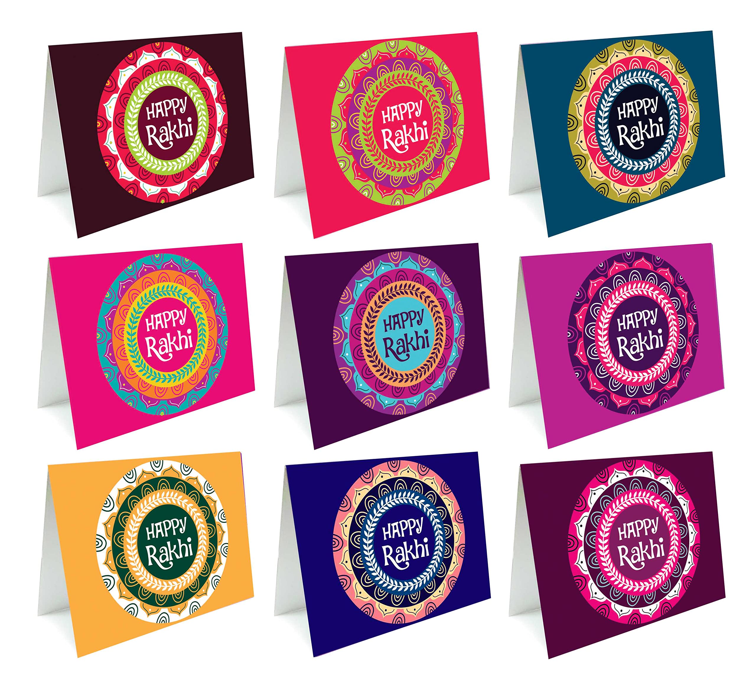 SVM CRAFT Rakhi Greeting Cards,Note Cards,Greeting Cards,Best Brother Ever Cards For Rakhi(Size 3.9 X 2.9 Inches)Greeting Card(Multi Color,Pack Of 18),Raksha Bandhan Cards,Happy Rakhi Cards-(D-2)-image-24