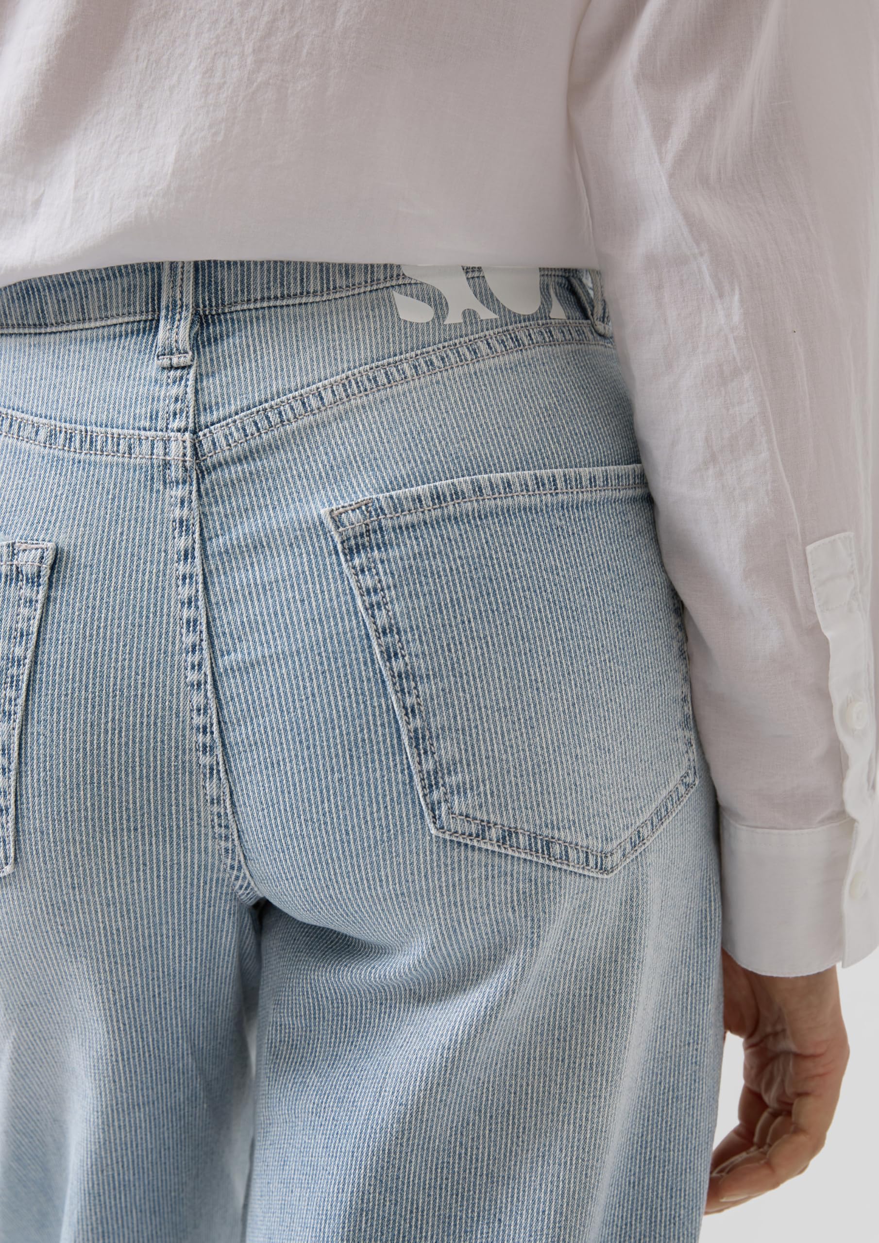 s.Oliver Ankle-Jeans/High Rise/Barrel Fit