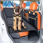 Dog Car Seat Cover Hard Bottom | Extended Dog Car Seat Cover for Back Seat, Car Seats for Pets, Waterproof, Durable, Extra Space with Hard Bottom, Pet Seat Protector for Dogs