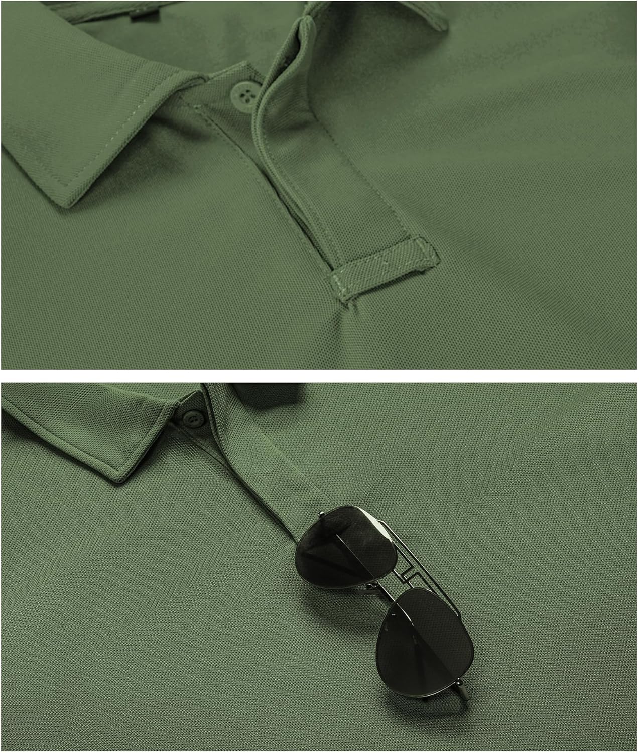 SCODI Mens Polo Shirts Performance Short Sleeve Tactical Shirts Athletic Golf Shirt for Men Daily Casual Collared T-Shirt - Image 3