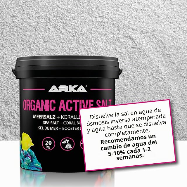 Foto 4 de 7 de Sal de Arrecife Acuario 10 kg - Organic Active Salt con Bacterias