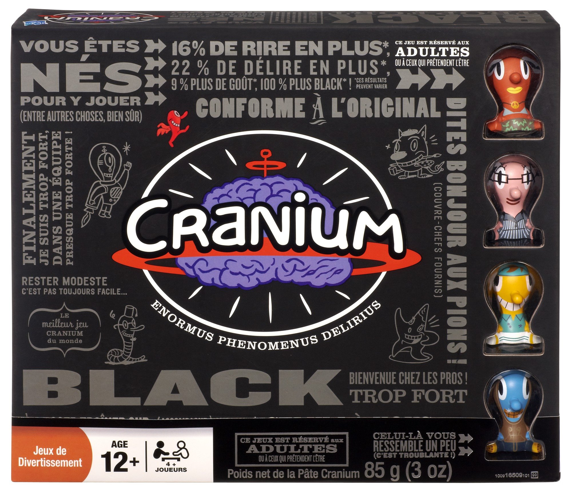Hasbro - 16509 - Jeu de Plateau - Cranium - Black