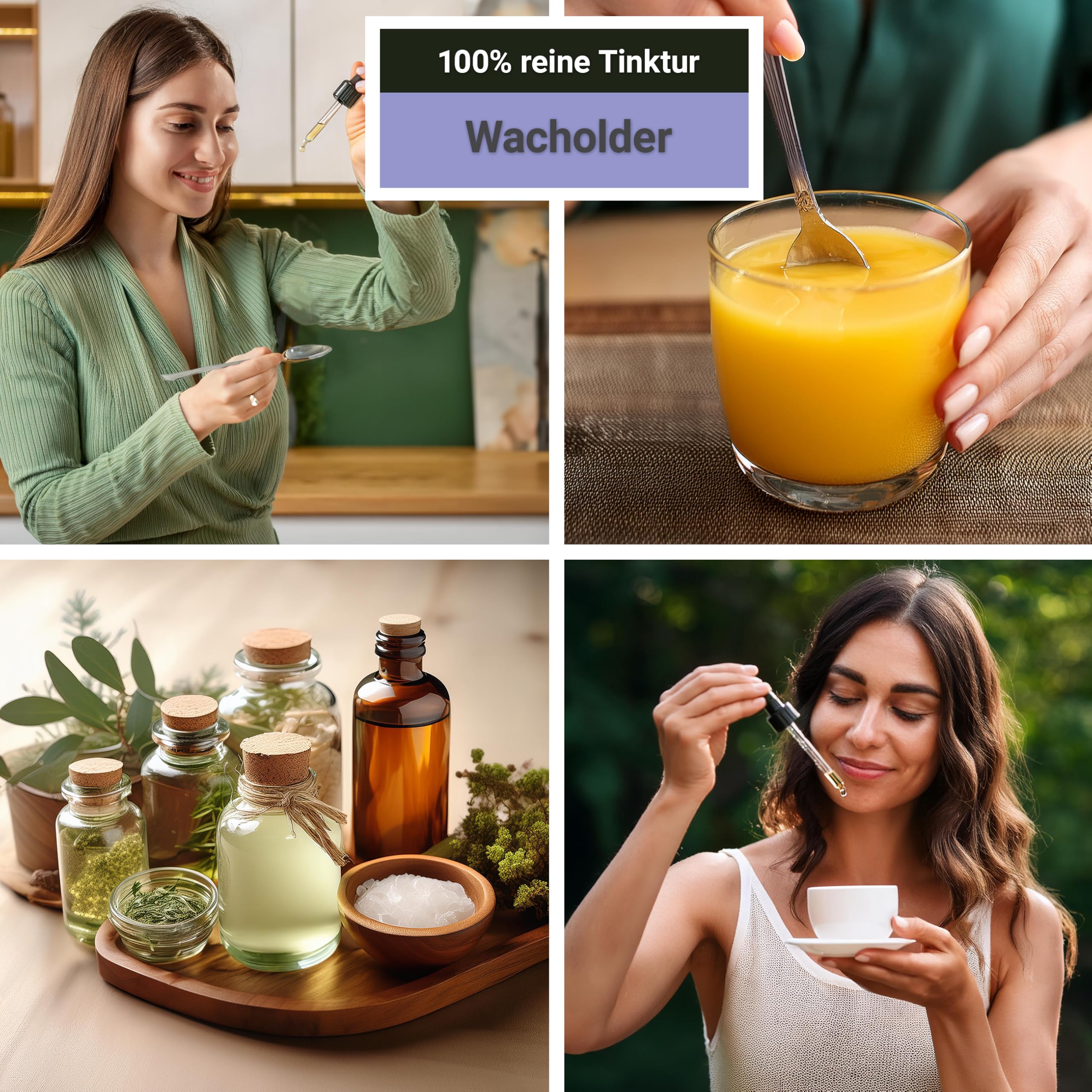 Wacholder Tinktur, 100 ml, Juniperus communis Tropfen (1:4 Extrakt), Premium Qualität, Hergestellt in Österreich, Nahrungsergänzungsmittel, Vegan