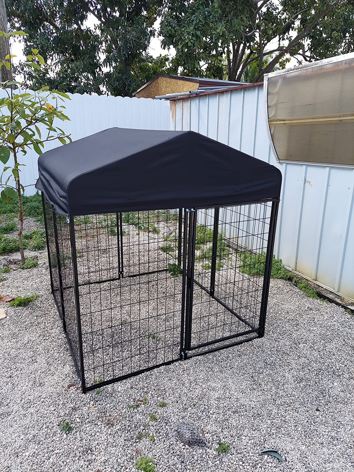 26/mo Finance PawGiant Dog Kennel Outdoor Dog House with Roof