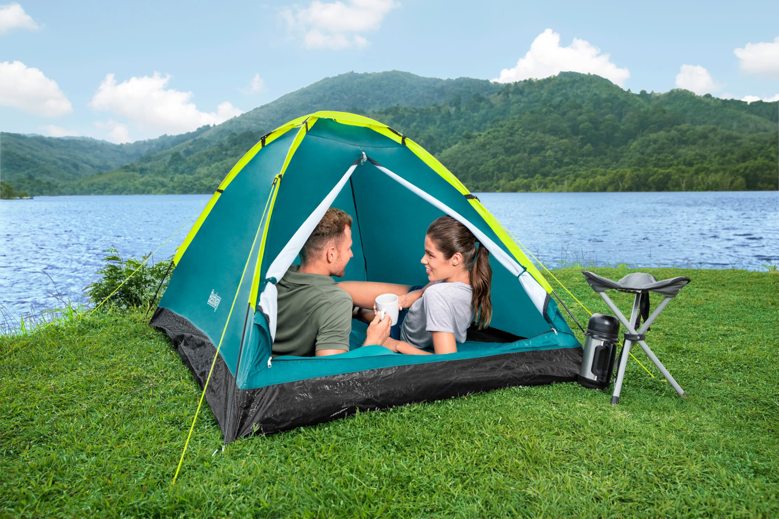 Bestway 68085-6 Tenda da campeggio Cool Dome 3, per 3 persone