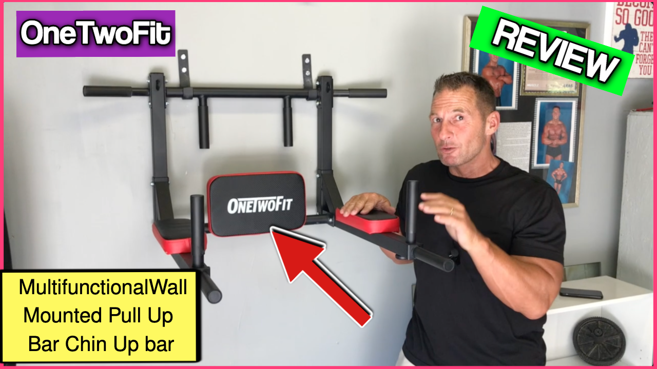 Watch OneTwoFit Multifunctional Wall Mounted Pull Up bar on Amazon Live