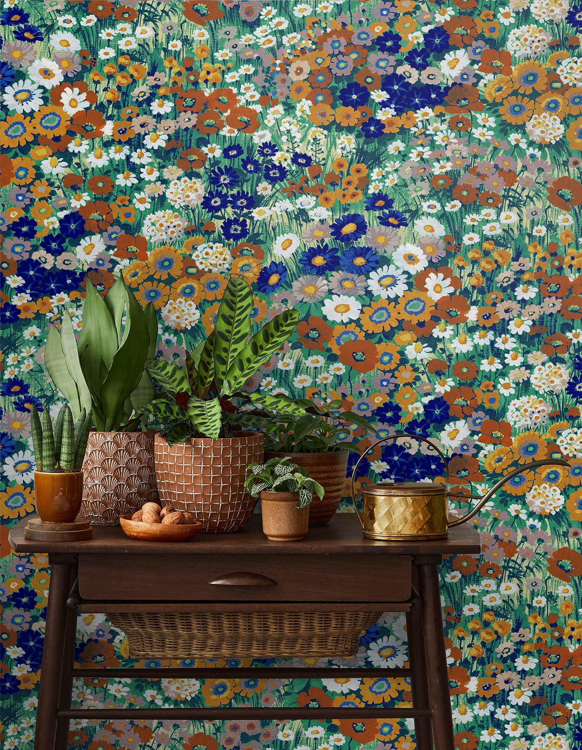 NextWall Floral Meadow Peel and Stick Wallpaper (Summer Glades