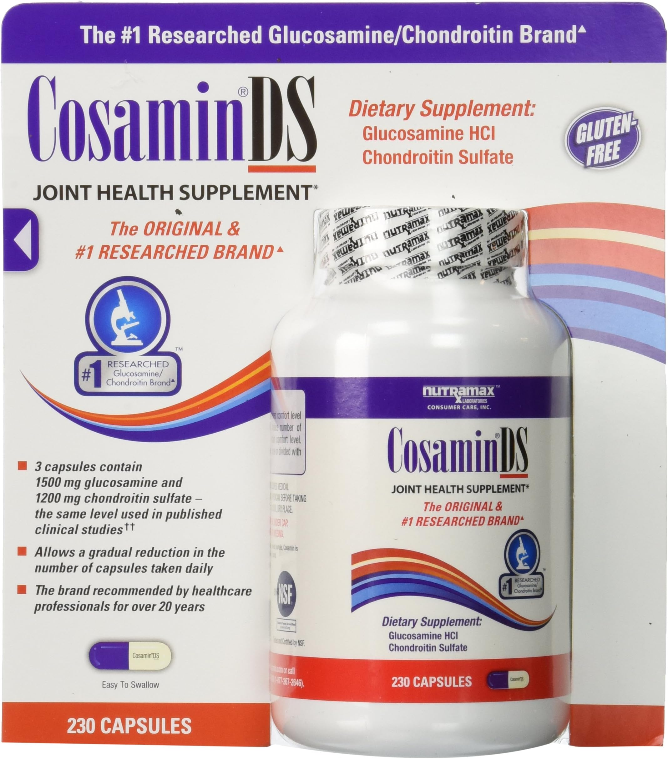 Cosamin DS - 2 Bottles, 230 Capsules Each
