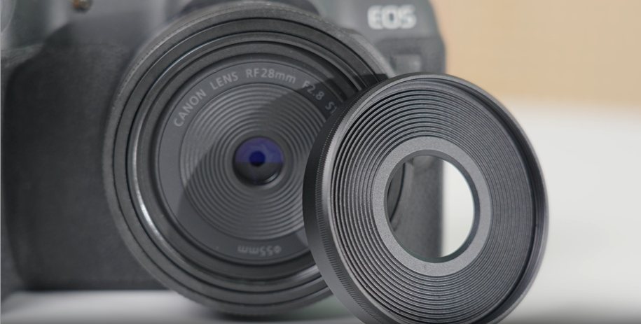 Canon RF 28mm F2.8 STM kenkoZXⅡフィルター付き Amazon.com : Lens Hood for Canon RF 28mm f/2.8 STM Lens, RF