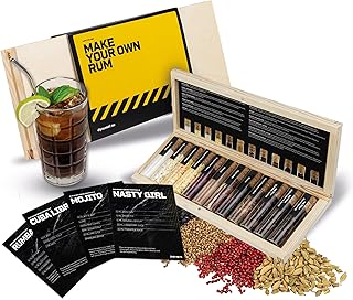Rhum : guide pour reconnaître, acheter et savourer les meilleures bouteilles 13 DIBYS Coffret d'Épices pour Rhum Mini | 12 Botanicals pour Coffret Rhum | Avec 4 Cartes de Recettes, Lexique des Épices & Coffret en Bois Élegant | Accessoires pour Faire son Rhum