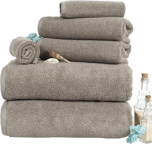 Miniatura 5 de Bedford Home Juego de 6 piezas 100% algodón Zero Twist - Azul marino