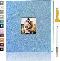Vista 20 de Álbum de Fotos con Páginas Autoadhesivas para Fotos de 4x6 5x7 8x10 Pulgadas, Álbum de Fotos Magnético tipo Scrapbook con Páginas Adhesivas, Libros