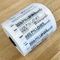 Vista 6 de AirPillows™ 5000 Premium UNFILLED Air Film 1 Roll (1650 Ft), 5000 Pillows (4x8 In Ea) like Packing Peanuts Foam Paper Strong Nylon Void Fill