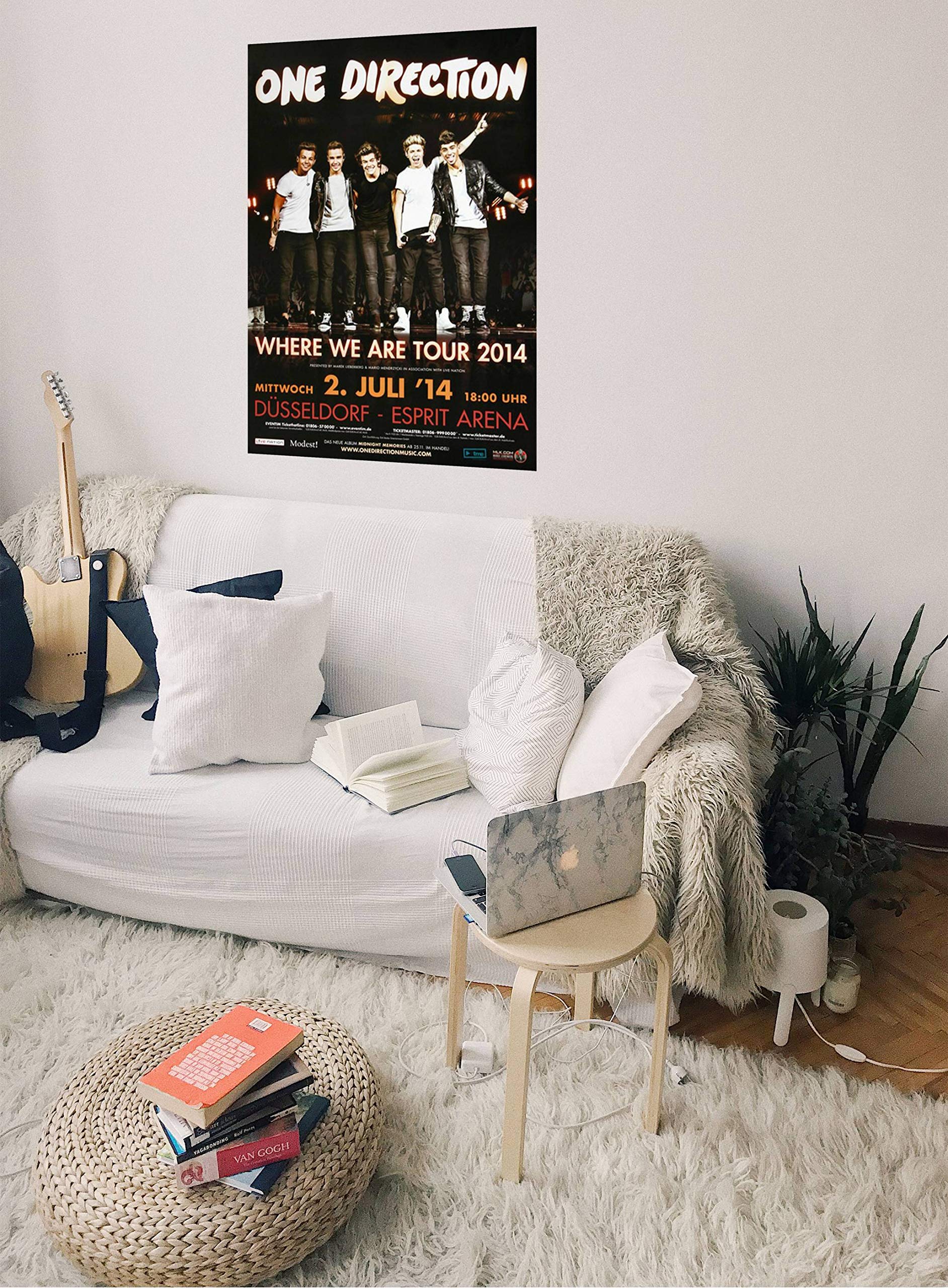 One Direction - Where We Are, Düsseldorf 2014 » Konzertplakat/Premium Poster | Live Konzert Veranstaltung | DIN A1 «